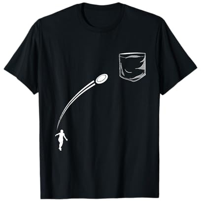 Pocket Design Frisbee Disc Golf Shirt für Disc Golfer T-Shirt