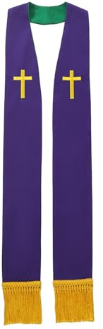BLESSUME Church Clergy Pastor Wendestola,Kirche Klerus Pastor Reversible Stola