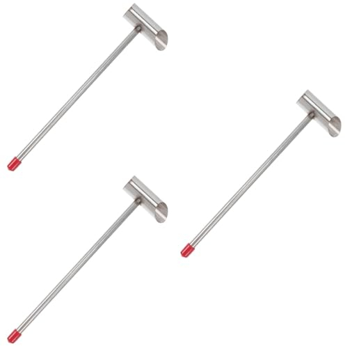 BESTonZON 3pcs Marshmallow Sugar Scoop Candy Accessory Stainless Steel Sturdy Replacing Broken Parts Easy to Clean
