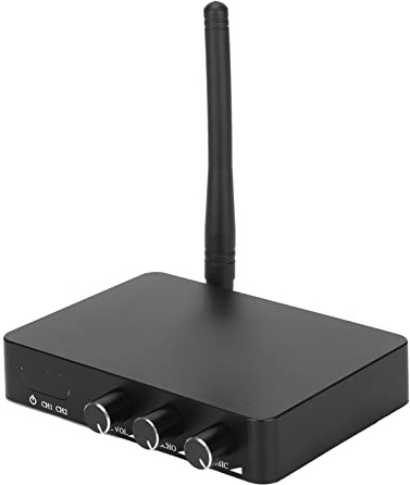 ASHATA VHF - Set microfono dinamico senza fili, con 2 microfoni portatili, per TV, telefoni, tablet, computer, per casa, karaoke, riunioni, feste, DJ, matrimoni