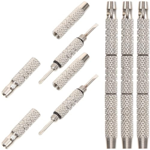 OSALADI 5stücke Teiliges Schraubendreher Set Für Brillen Uhren Und Elektronik Präzisionswerkzeug Für Reparaturen Tragbar Und Vielseitig Für Unterwegs Und Enge Räume