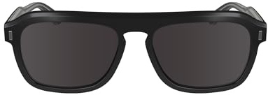 Calvin Klein Unisex CK24504S Sunglasses, 001 Black, 56
