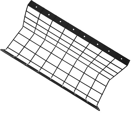 CIYODO Office Wire Storage Rack Cable Management Rack Desk Cord Holder under Desk Cable Tray Iron for Office
