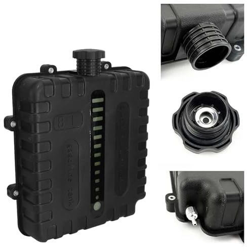 Inscrip Air Diesel Heater Fuel Tank, 8L Air Diesel Heater Fuel Tank, Oil Gasoline Storage With Cap, Air Parking Heater Tank Oil, Car Truck Tank 8L For Car Truck Camper Caravan, Black