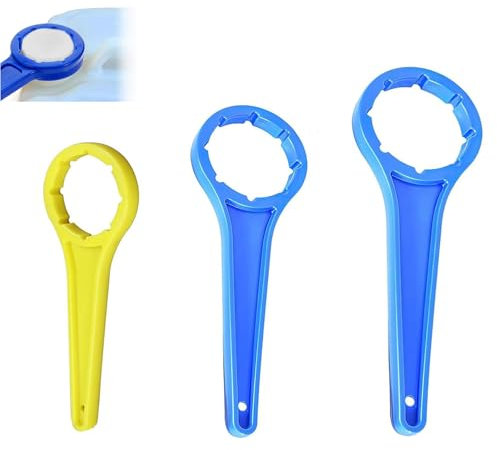 JINJUMEI 3 Pcs Clé polygonale Duo DIN 41 DIN 51 DIN 61 clé à main, Clé bidon pratique double face Petit ouvre-bidon pratique, ouvre-bouteille pour bidon de 5/10/20/25/30/50 L