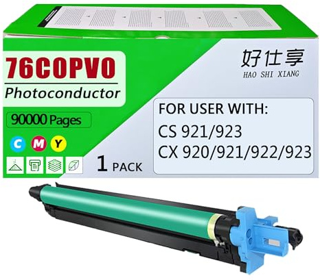 76C0PV0 Bildeinheit, kompatibel mit Lexmark CS921 CS923 CX920 CX921 CX922 CX923 CX924 XC9225 XC9235 XC9245 XC9255 XC9265 Drucker (1 x Cyan-Fotoleitereinheit)