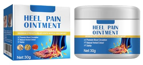 Mnozreo Crème Pour Talons,Crème Anti-éperon Calcanéenne,Pommade Apaisante pour Talons,Crème pour les Pieds,Heel Pain Ointment,Crème Soulagement de la Douleur au Pied,30G