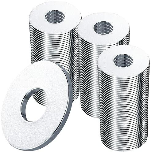 DKBT 100 Stück M6 Unterlegscheiben M6 x 12mm Edelstahl 304 A2 Karosseriescheiben Beilagscheiben Rostfreie U- Scheiben Flat Washers für Schrauben Muttern Gewindestange Bolzen