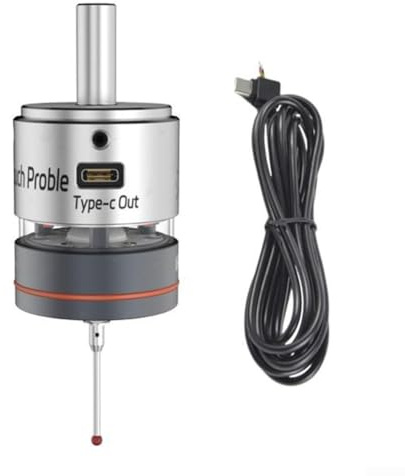 Zilimontt WP-500 V6 Anti-Roll 3D Edge Finder Probe for for CNC Milling Machine Center Finding with Wireless Signal Output and Compatibility, Desktop Tool(WP-500)
