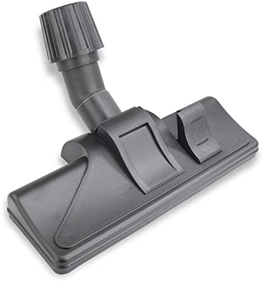Mister vac A353 Spazzola universale per aspirapolveri, utilizzo convertibile per moquette o piastrelle, con rotelle e giunto girevole, con guarnizione in gomma, 32-38 cm