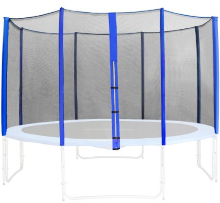 SixBros. Sicherheitsnetz Blau für Gartentrampolin 1,85 M - 4,60 M - versch. Größen - SN-ON/466 - Größe 4,60 m 5L