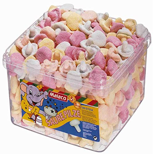 Red Band - Saure Pilze - Schaumzucker - sauer - Dose mit 240 Stück