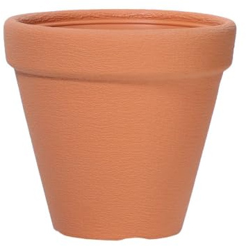 rg-vertrieb Blumentopf Classic 30cm (9L) Terrakotta – Massiver Pflanztopf Pflanzkübel aus Kunststoff für Innen & Außen – Frostsicherer Blumenkübel Rund
