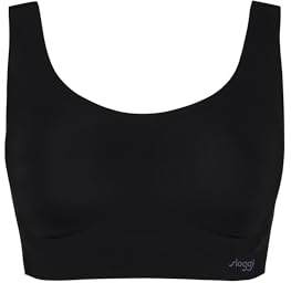 Sloggi Zero Feel Bralette Top para Mujer, Negro (Black 04), XS
