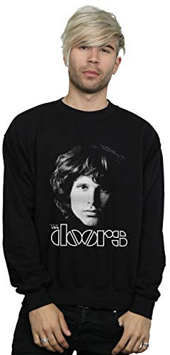 Absolute Cult The Doors Men's JIm Morrison Shadow Sweatshirt Black Large
