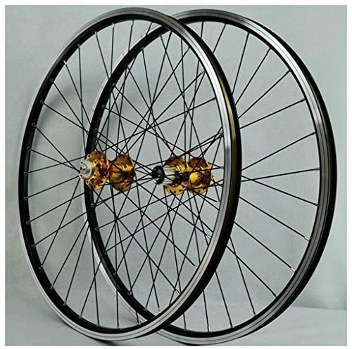 MTB Radsatz 26 Zoll Fahrradfelge 32 Sprach Mountainbike Vorder- Und Hinterrad Scheiben- / Felgenbremse Für Kassettenschwungrad Mit 7 Bis 11 Geschwindigkeiten QR Abgedichtete Lagernaben