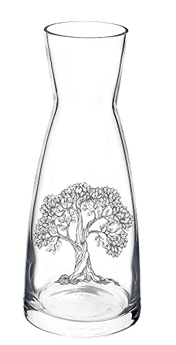 Generisch Geschenke-Macher Karaffe Krug graviert mit Baum graviert mit wahlweise Name oder Lebenselixier (Baum)