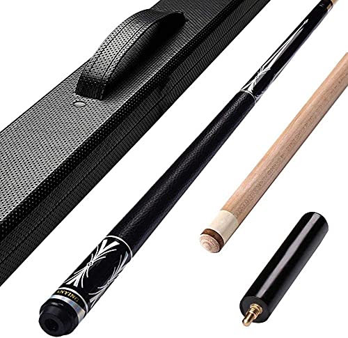 Billard Pool Queues Professionelle Pool Queue Stick Set,58 1/2 Ahorn Billard Queue Stick,Billard Stick Handgefertigt mit Erweiterungszubehör/Professioneller Pool Stick mit Box Case GCSQF210830(Color