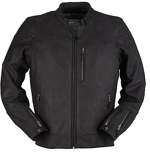 Furygan Herren Clint EVO Motorradjacke-Dreigenäht-Leicht & atmungsaktiv-D30 Schulter- und Ellbogenschutz, Farbe: Schwarz oder Blau