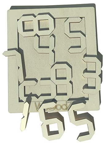 Wooodz Casse tête/Puzzle Les Décimales Made in France (Peuplier)