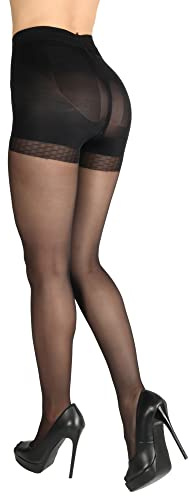 BANANALU Bauch Bein Po Strumpfhose 20 Den figurformende Miederhose mit shaping Effekt