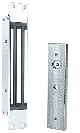 AOAMZ 180KG/350lbs Wasserdichtes Elektrisches Magnetschloss DC12V Integriertes NC Fail Safe für Zutrittskontrollsysteme Holz/Metall/Glas-Türen