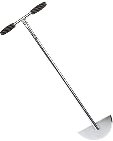 BMS Traditional Premium Heavy Duty Steel Edger tool with Long Handle for Garden, Lawn, Border Edging