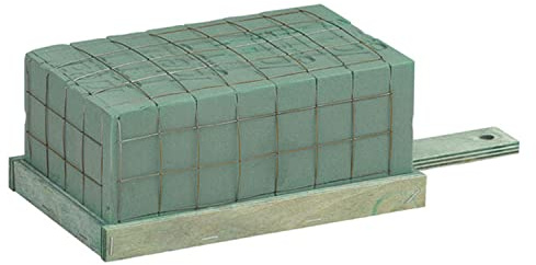 Flowerbox Oasis Steckschaum Bioline Florette Maxi 31cm Steckmasse Steckschwamm - 4 Stück - 1/1 Ziegel