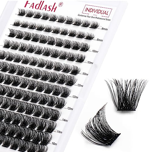 FADLASH Fluffy Cluster Lashes C09 0.07mm D Curl 8-16mm Russian Natural Lash