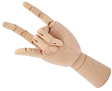 Handmodell aus Holz, flexible Gelenke, bewegliche Finger, Skizzen, Zeichenhilfe, Heimdekorationen, Fotografie-Requisiten