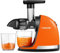 AMZCHEF Entsafter Gemüse und Obst Testsieger - Entsafter Slow Juicer mit Rückwärts-Kau-Funktion - Zartes Zerkleinern ohne Filtern - Saftpresse Elektrisch mit Bürste und 2 Tassen - Orange