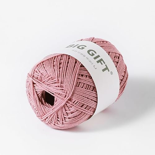 Handstrickgarn Multi Farbe Baumwolle Seide Strickgarn 1.2mm 75g Weiches und Warmes Baby Garn für Hand Strickgarn Supplies (19)