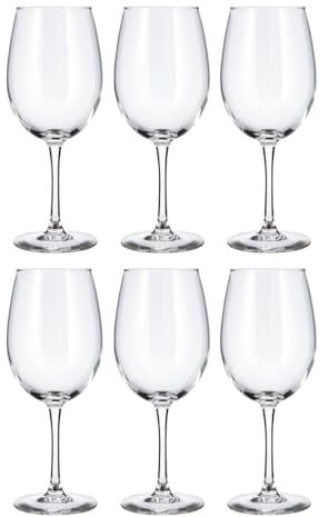 Luminarc Caja 6 Copas Vino Vidrio 58cl Apto Frigorífico No Apto Microondas Facil De Limpiar