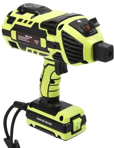 Poste à souder à électrodes 20 A - 200 A - Machine à souder à la main avec onduleur IGBT 6 réglages de courant variables - Machine à souder électrique portable 4600 W (vert)