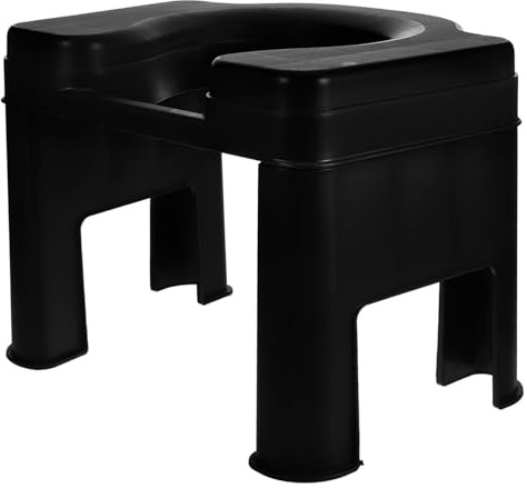 FRCOLOR Hocktoilettensitz Aus Kunststoff Kothocker Für Toilette Badezimmerhocker Mit Ausreichender Stabilität Töpfchenhocker Für Zuhause Tritthocker Aus Für Hocktoilette