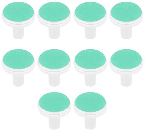 WUSJCOF 12 Stück elektrische Nagelfeile Baby-Ersatzpads, elektrische Ersatz, gefrostete Baby-Nagelknipserklingen, geeignet für Standard-Baby-Nagelfeilen ab 12 Monaten (grün)