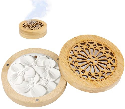 Aroma Diffuser Diffuser Ätherische Öle Aroma Diffuser für Ätherische Öle Ätherische Öle Diffuser für Schlafzimmer Badezimmer Wohnzimmer Büro und Auto-Aromatherapie mit Diffusorbox