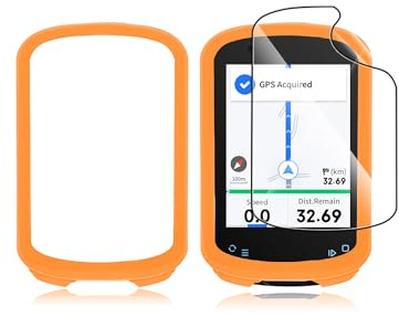 Funda para ordenador Geoid CC600 GPS para bicicleta, funda protectora de silicona con protector de pantalla suave, a prueba de golpes, agradable al tacto y resistente al agua para una mayor