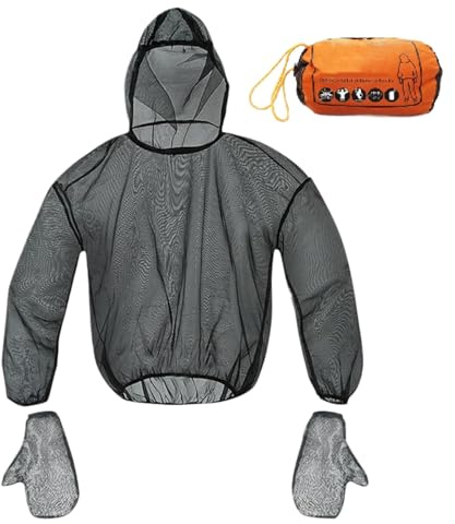 Abbigliamento Netto In Maglia Traspirante - Abbigliamento Da Mosca Protezione Della File Completa | Da Campeggio Flessibili Protezioni Traspirante Per Attività All'aperto Viaggi Di Av