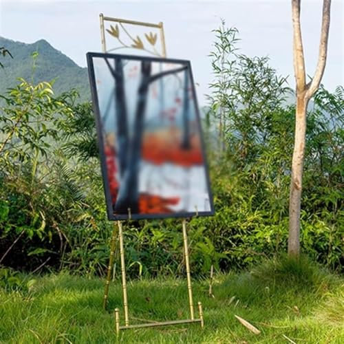 Outdoor Hochzeit Willkommensschild Ständer Einfache Eisen Ölgemälde Display Multifunktionale Staffelei für Events Boden Foto Ständer Werbung Ständer