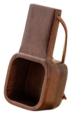 Cuchara de medición cuadrada de cocina de café de madera, cucharada de medición de harina de azúcar, herramienta de medición, fácil de usar