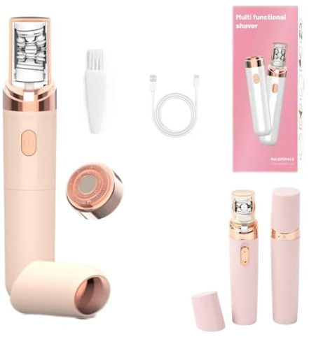 Pluxy Epil Pro 3.0 - Depiladora facial para mujer, depiladora facial 2024, depiladora facial eléctrica 2 en 1 para cara, manos, piernas (carga)