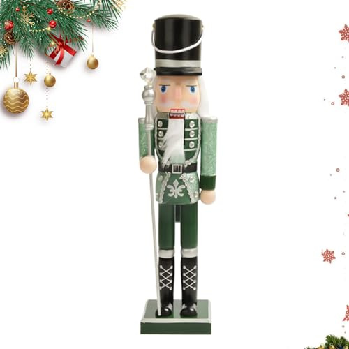 Genérico Figuras Decorativas De Cascanueces De Navidad,de Muñecos Cascanueces para Fiestas - Adorno Estacional para Escritorio, Estanterías, Mesa Y Chimenea