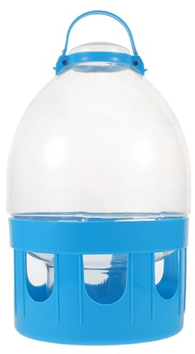 DOITOOL Comedero para Palomas: Bebedero de plástico de 10 l para Palomas - Dispensador de Agua para Aves de Corral - Comedero automático para Loros, Pollos y Mascotas pequeñas