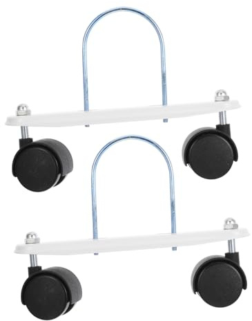 Baluue Soportes de Ruedas para Radiadores de Aceite Giratorios Base de Soporte para Calentadores Eléctricos Movilidad Sencilla de Compacto y Fácil de Usar