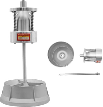 ROGONPDK Reifenausgleicher, 1-1/2 Zoll-4 Zoll Tragbare Säule Auswuchtmaschine für Reifen, Auswuchtgerät, Reifen Wuchtmaschine, Tragbare Reifenwuchtmaschine (Silber)