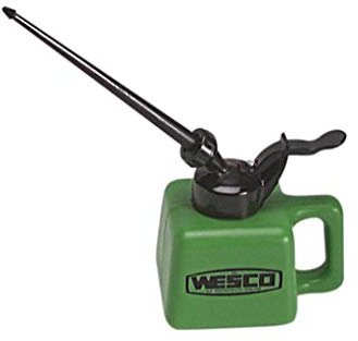 Wesco 350/N 350cc Oiler With 6in Nylon Spout 00351, Black