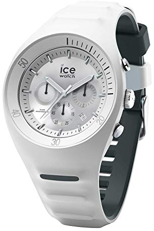 Ice-Watch - P. Leclercq White - Weiße Herrenuhr mit Silikonarmband - Chrono - 014943 (Large)