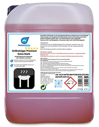 KaiserRein Profi Grillreiniger Extra Stark im 10l Kanister (inhalt 12kg) Konvektomat- und Backofen-Reiniger Konzentrat Krusten-Löser Intensiv Reiniger