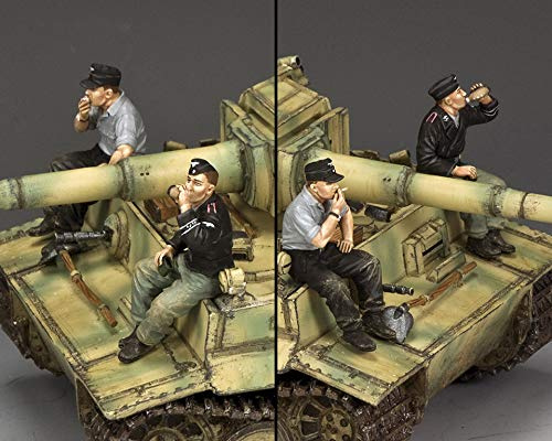 King & Country Toy Soldiers WW2 German Army WS354 Relaxing Panzer Crewman 1:30 Scale Pewter